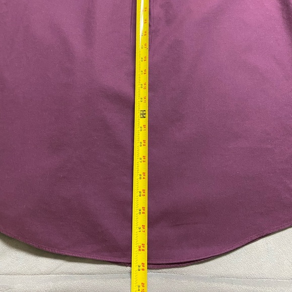 Brooks Brothers Shirt Mens 2XL Maroon Regent Fit Supima Cotton Long Sleeve - Picture 12 of 15